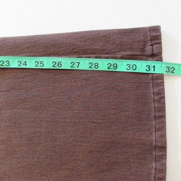 Coldwater Creek Brown Knit Denim Boot Cut Pants Size 8 - Picture 12 of 13